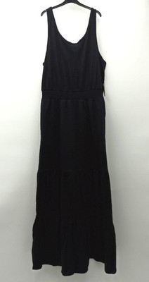 Amazon Essentials Maxikleid Damenmode Sommer Schwarz M elastische Taille elegant