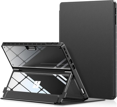  Microsoft Surface Pro 11/10/9 Case, Military-Grade Drop Protection High Black