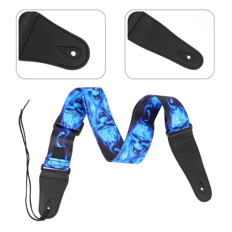 Sun Music Instruments 4 Pcs Sun Guitar Strap Heat Transfer Imprint Musical Instrument ...