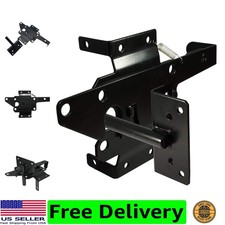 Secure Your Pool Yard with Heavy-Duty Self-Locking Gate Latch, Black Finish