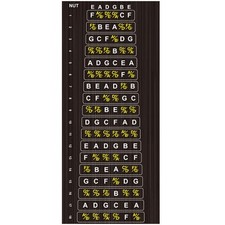 Entertainment Sticker Decals Fretboard Guitar Indicating Notes Reliable