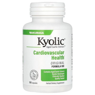 Aged Garlic Extract, Cardiovascular, Original Formula 100, 100 Capsules (300 mg