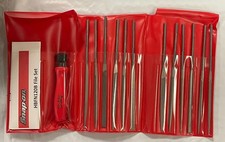 Snap-on Hbfn120b 12 Pc Swiss Pattern Miniature File Set W Handle Pouch- New. Snap-on Hbfn120b 12 Pc Swiss Pattern Miniature File Set W Handle Pouch- New.