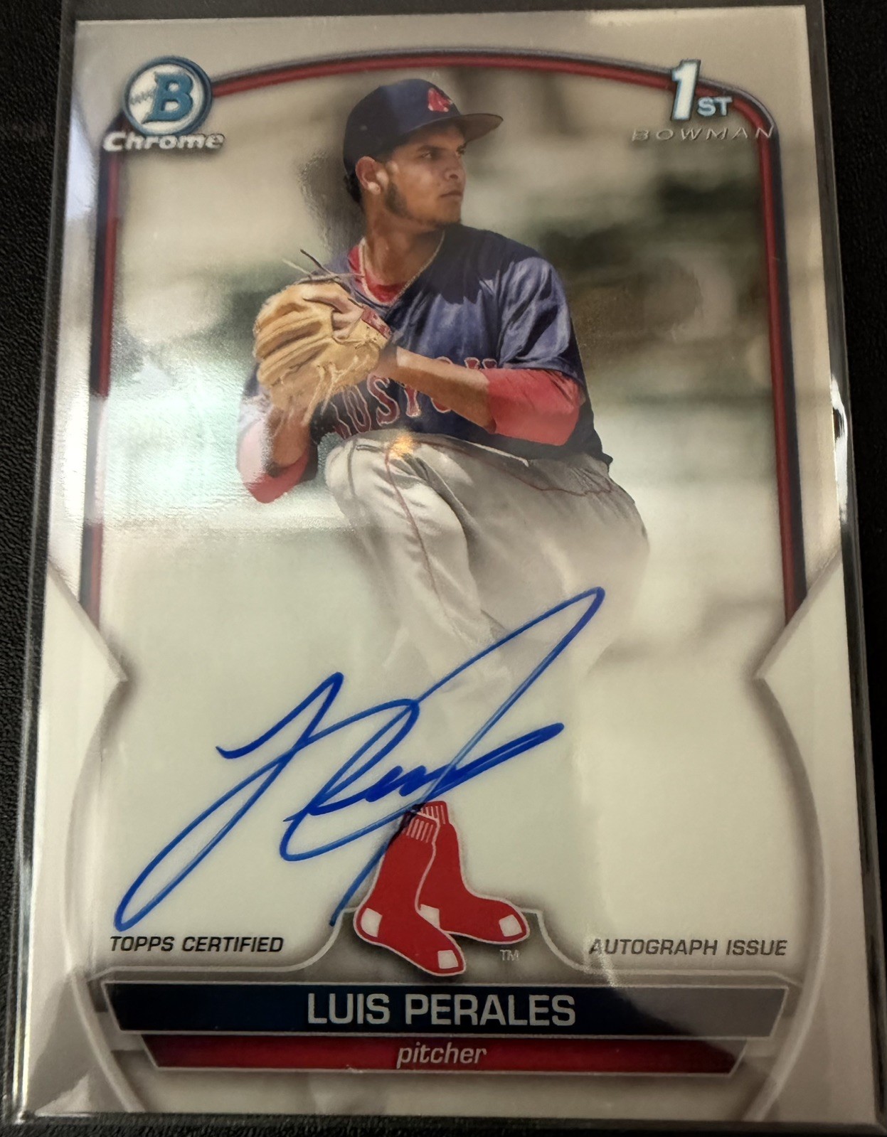 Luis Perales 2023 Bowman Chrome 1st Auto #CPA-LP