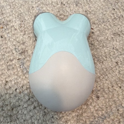 NuFACE Mini Petite Facial Toning Device Blue/White w/ 5V Adapter