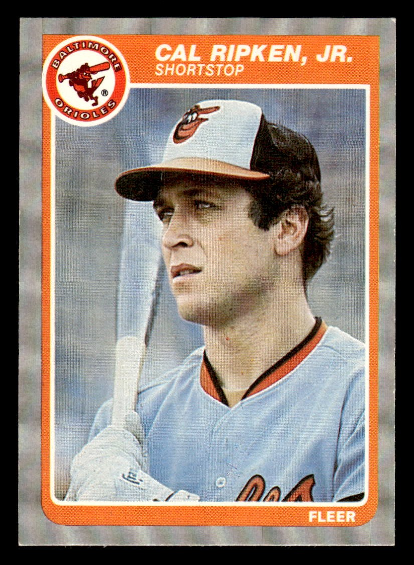 1985 FLEER CAL RIPKEN JR. 187 NRMT BASEBALL BALTIMORE ORIOLES