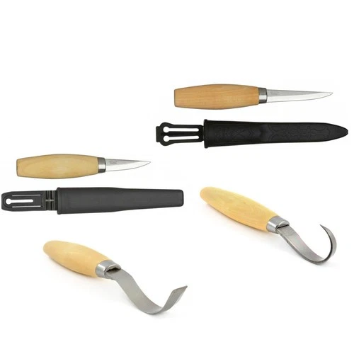 Mora wood carving chisel hook pack - 164s 163s 106 120 Morakniv spoon bowl