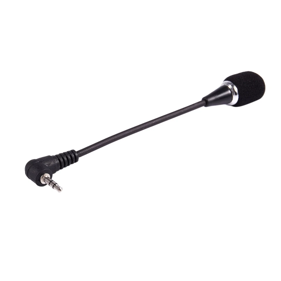 Flexible 3.5mm Jack  Microphone Mic For PC Laptop Desktop Skype  Black N1R5 - Image 3 of 4