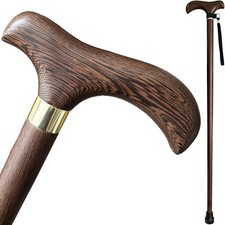 Handmade Wooden Walking Cane for Men Women Stylish Natural Wood Walking Sticks w