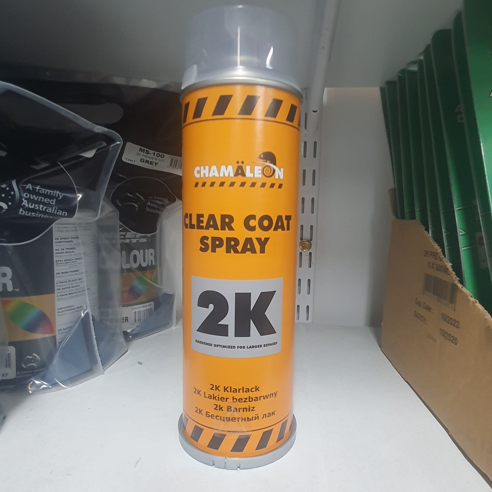 2k ACTIVATED HIGH GLOSS CLEAR FINISH AEROSOL CAN AUTO PAINT TOP COAT
