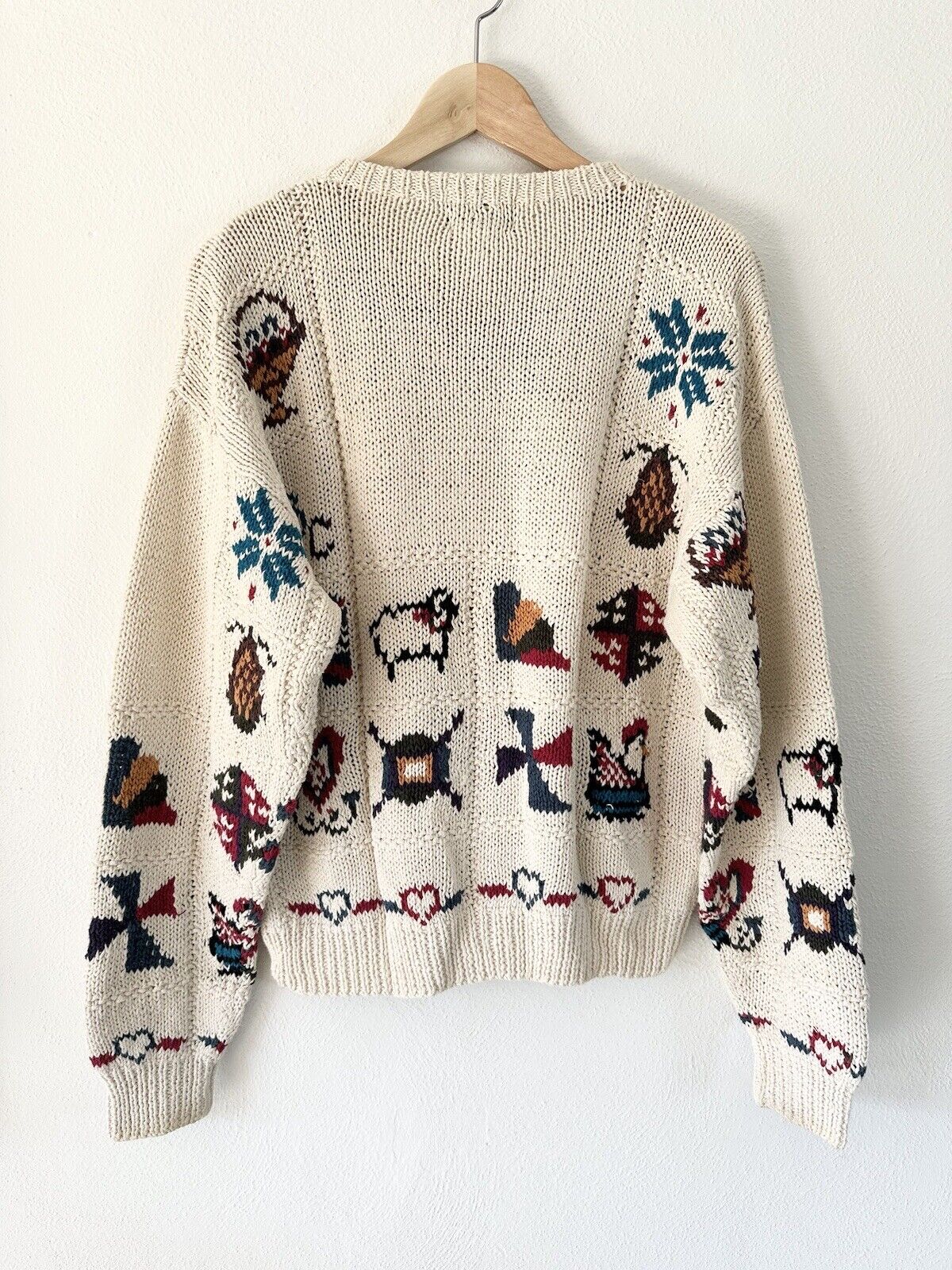Woolrich Woman Vintage Sweater Granny Farmer Teac… - image 15