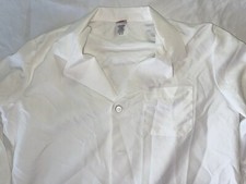 Red Kap Mens Staff Lab Coat White Size 46R NWOT