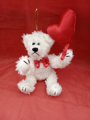 Vintage Cheeky Chums Jointed Teddy Bear Holding A Heart Shaped Balloon  UK