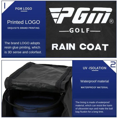 Borsa da golf copertura antipioggia impermeabile protezione solare protezione antipolvere protezione completa - Foto 13 di 16