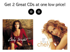 CHELY WRIGHT - Single White Female/Never Love You Enough (2-CD, 1999/2001, MCA)