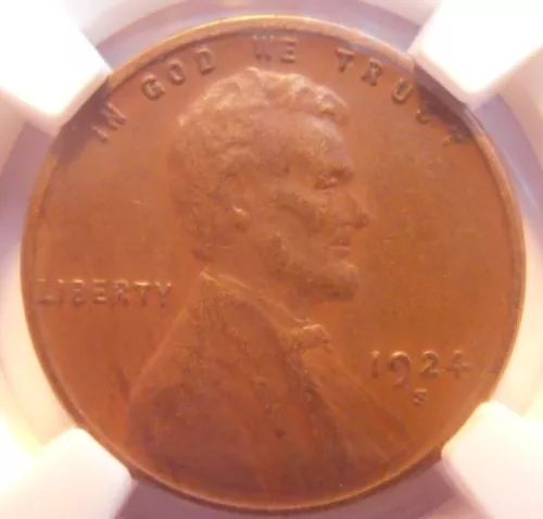 1924 S Lincoln Cent, NGC Certified VF Details   (24SN50)