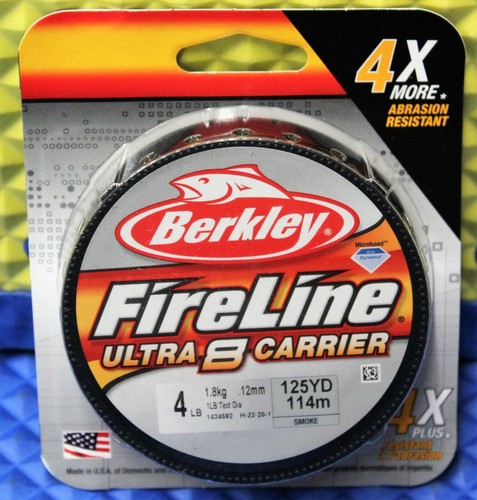 Berkley FireLine Ultra 8 Carrier 125YDS Smoke BU8FLFS-42 ELIGE TU PESO DE LÍNEA - Imagen 4 de 8