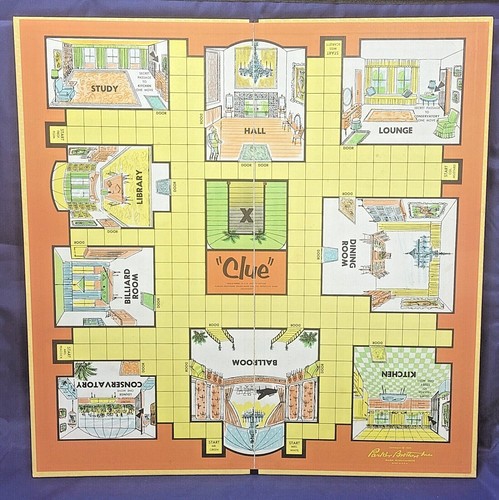 Clue Board Game Vintage 1963 Replacement Pieces and Parts - You Choose - Picture 18 of 19
