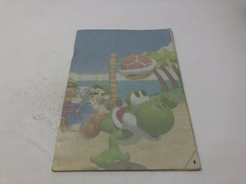 Mario Party 1 - Nintendo 64 N64 - Instruction Manual Only booklet Missing COVER - Afbeelding 1 van 2