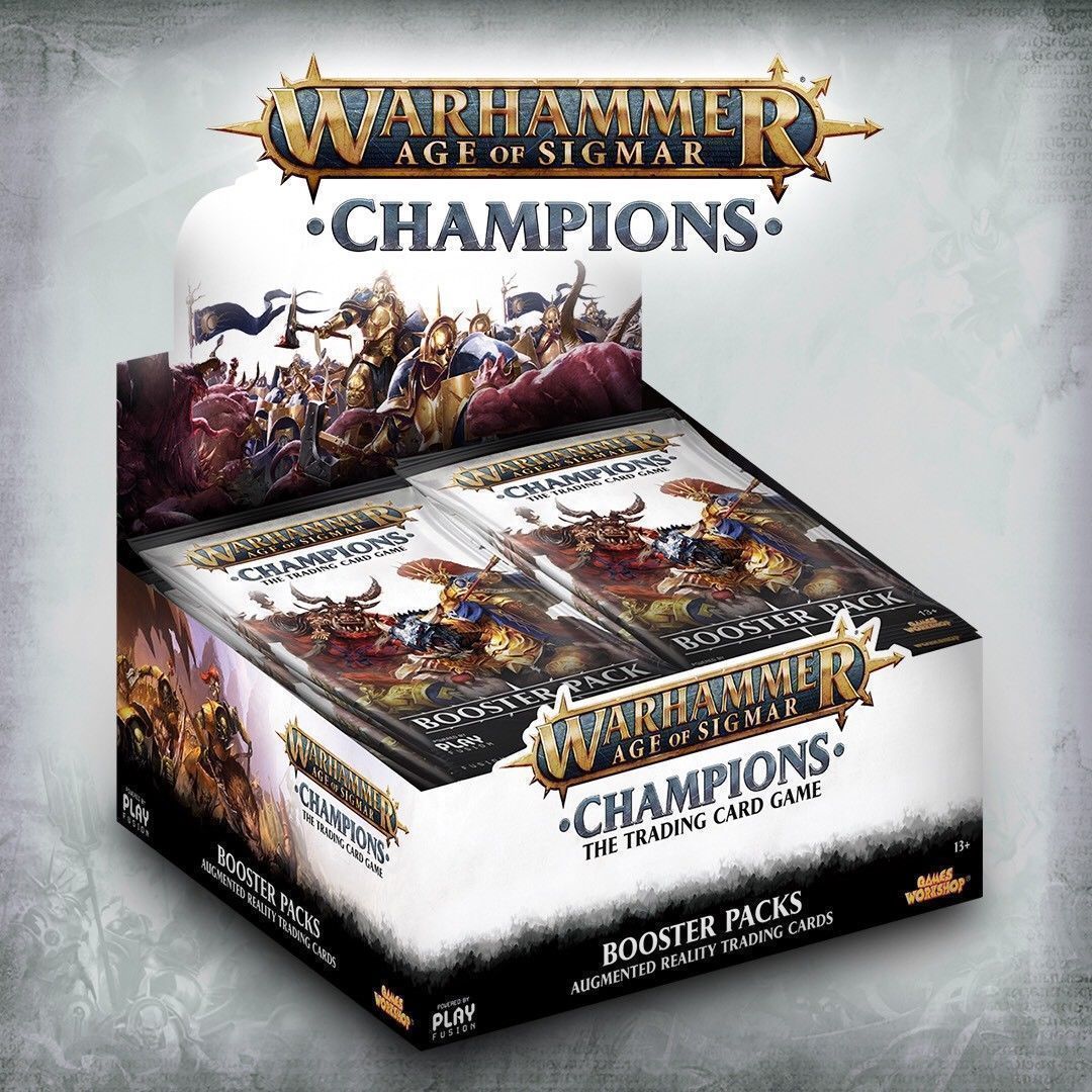 warhammer age of sigmar booster box Amazon.com: PlayFusion PLFW82501 Booster Display Warhammer Age of Sigmar  Champions Collectible Card Game : Toys & Games main image 0
