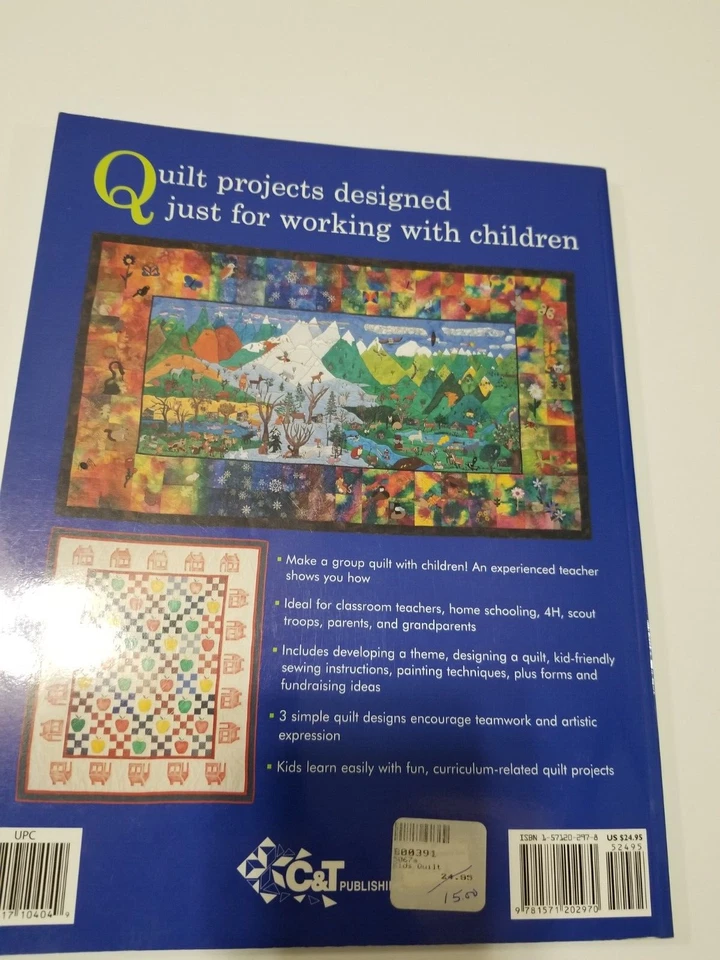 Kids quilt together the abc's of group quilting book item no. 472 - Image 2 of 2