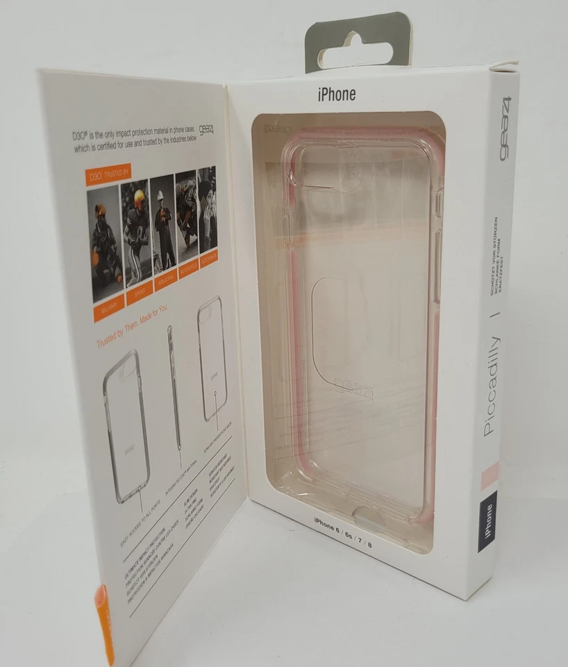 Gear4 Piccadilly Case for iPhone SE 2nd/3rd Gen, iPhone 7,8 6/6s - Rose Gold - Image 4 of 4