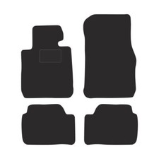 BM18-1 Satz Autoteppiche Velour STREAK Schwarz f�r BMW 1er F20 2011-2019 automat