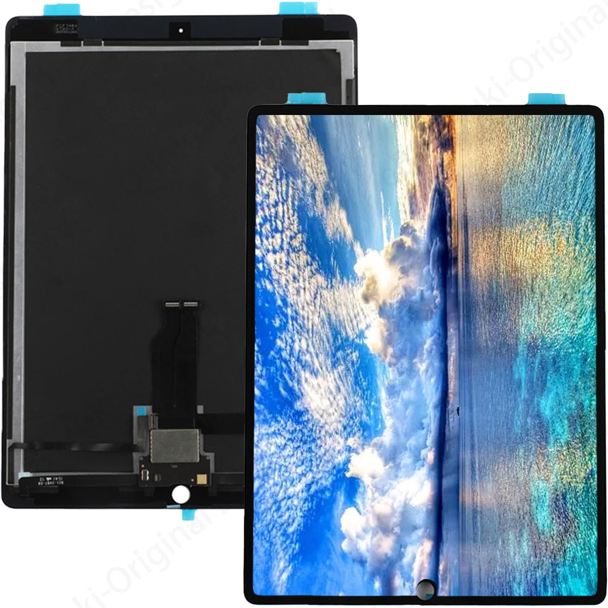 LCD Screen+Touch Flex and IC Connector for iPad Pro 12.9