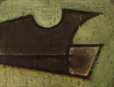 Charles Herman Hoffman (1900-1973). Öl an Bord. Abstrakte Komposition.
