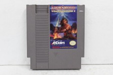 Iron Sword Wizards and Warriors II NES , 1989 Cart Only 3 Screws