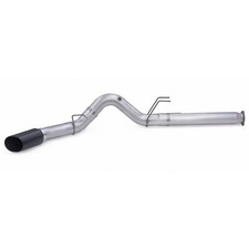 Monster Exhaust System 5-inch Single Exit Black Sidekick Tip