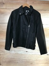 Kaleidoscope Black Short Length Leather Jacket