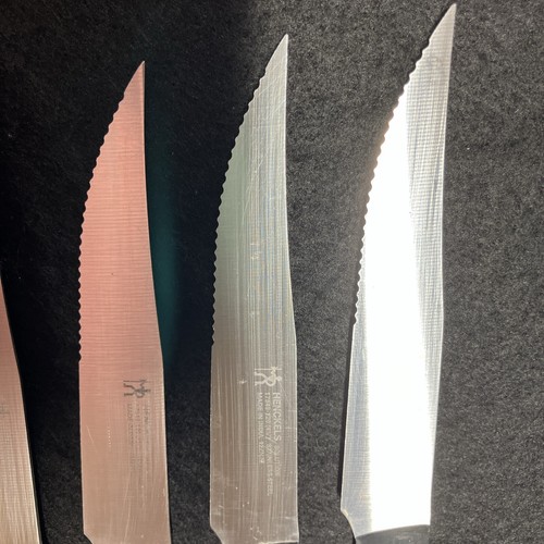 J. A. Henckels International Solution Knife Set / Chef, Bread, 6 Steak, & Steel - Picture 13 of 19