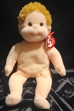 Ty Beanie Kids Boomer No Shorts Blue Eyes 10.5" Stuffed Doll Plush MINT w/ tags