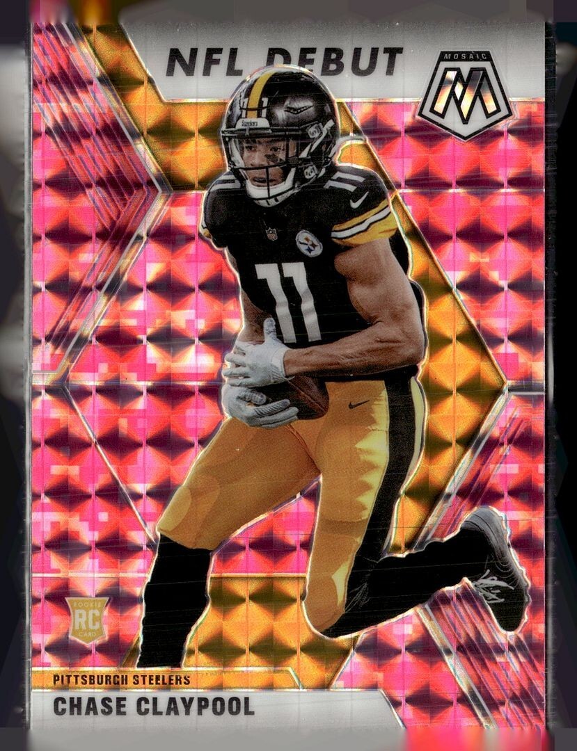 2020 MOSAIC PINK CAMO NFL DEBUT CHASE CLAYPOOL STEELERS