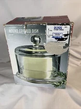 Clear ~ Round Covered Dish 3.5" Tall ~ CH-8950