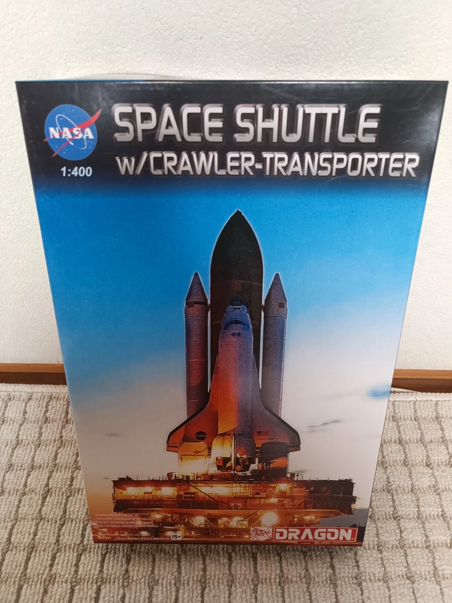 Crawler transporter dragon wings space shuttle 1 400 DRAGON SPACE SHUTTLE W CRAWLER-TRANSPORTER 11023 NEW PLASTIC MODEL KIT