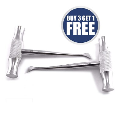 2 Pcs Dental Root Elevators WINTER 125 mm Oral Surgery Luxating Cryer Elevator