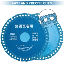 4 in/100mm Circular Diamond Cutting Disc Demolition Saw Blade Multi Cut Wheel