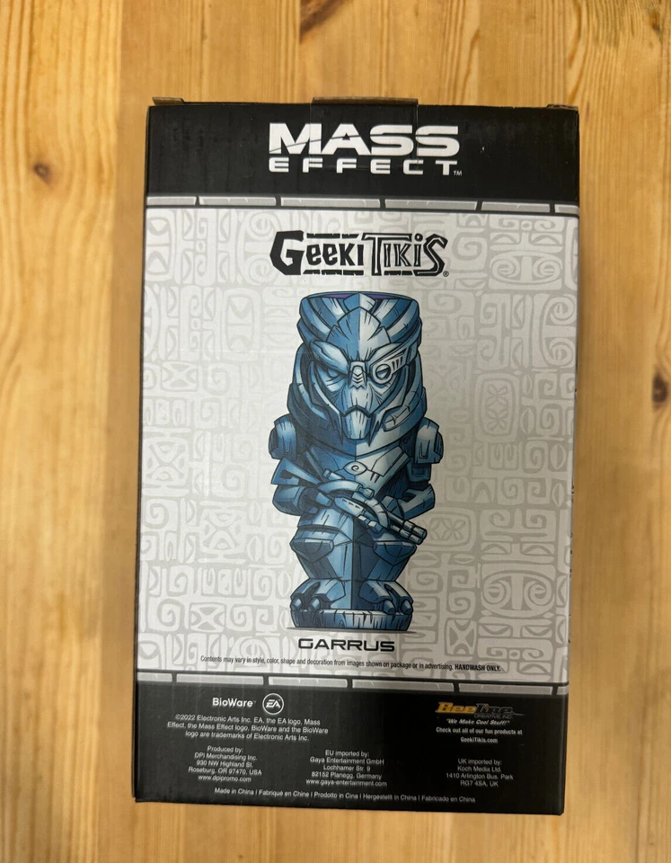 Mass Effect Kaidan Alenko Statue Figur + Geeki Tiki Tasse Garrus NEU, VERSIEG... - Image 4 of 4