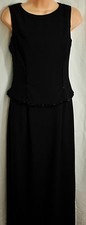 women's SCOTT McCLINTOCK formal black long dress sleeveless gorgeous brand new