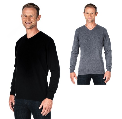 Jersey Hombre 100% Cashmere Cuello |