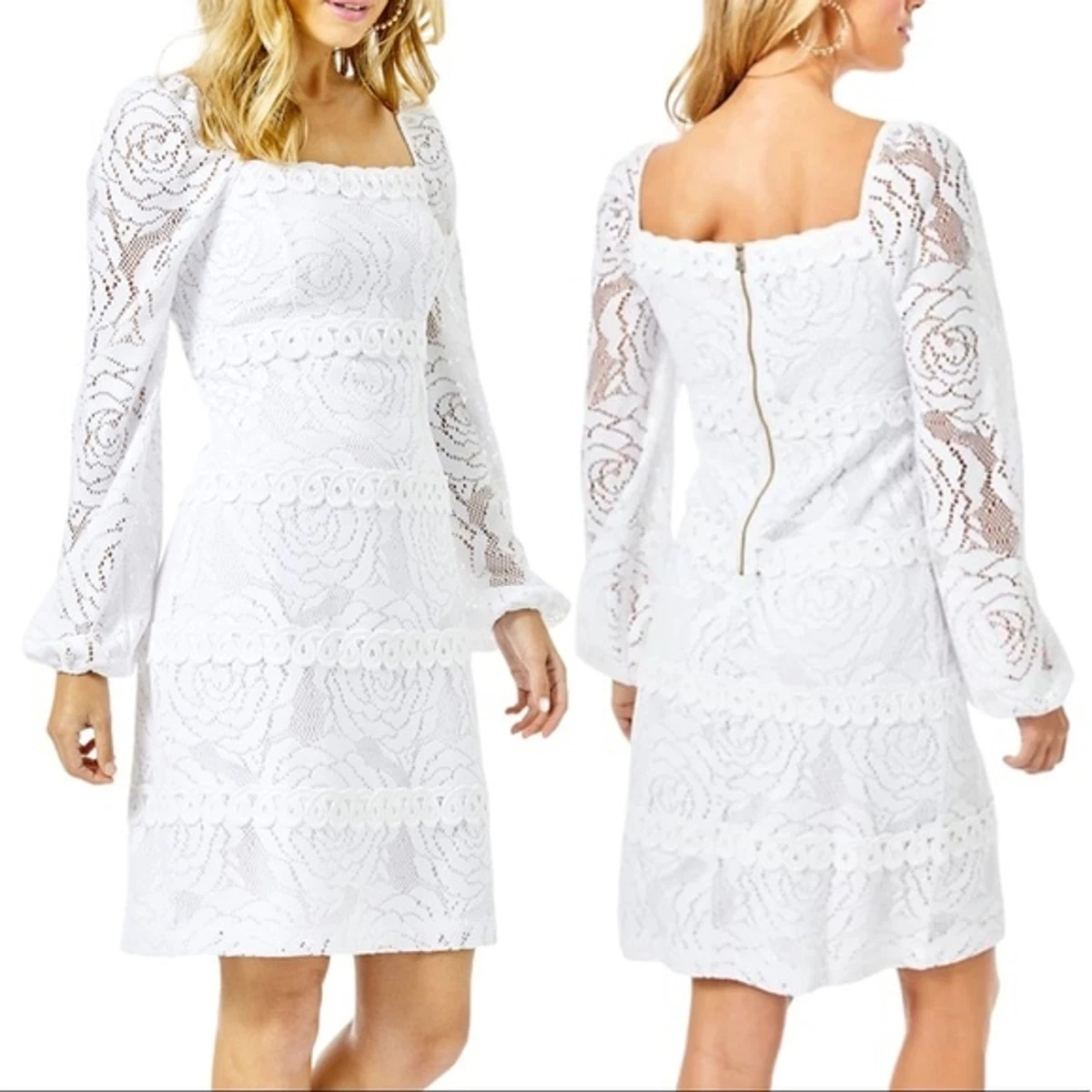 Lilly pulitzer top long white dress