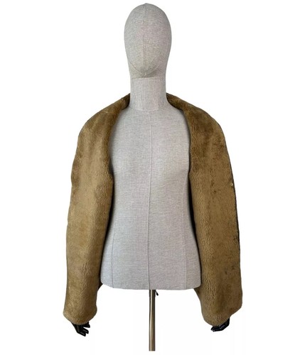 Vintage BARBOUR Pile Lining Vest Acrylic Warm Fur Lined - Picture 4 of 13