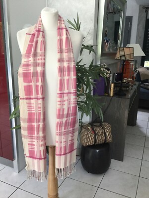 echarpe burberry rose
