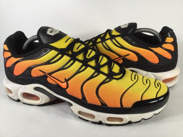 air max plus orange and yellow