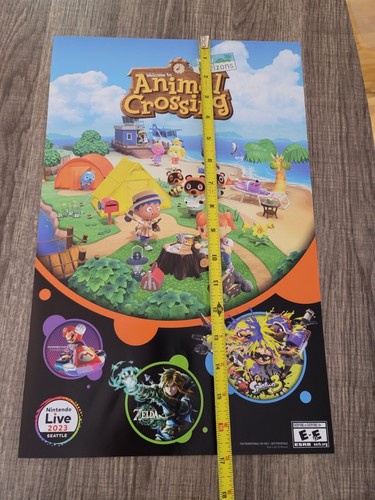 Animal Crossing New Horizons Promo Store Display Wall Poster 11X17 - Picture 4 of 5