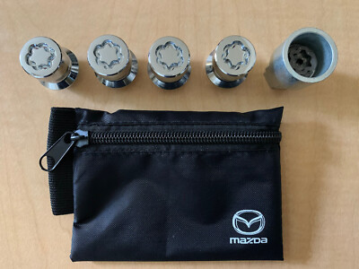 Mazda Genuine OEM Wheel Locks, Chrome Dual Hex C9N3-V9-740 | eBay