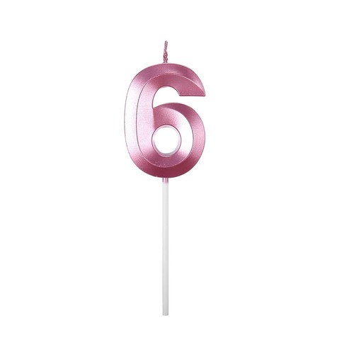 Geburtstagskerzen verlängert große Zahlenkerze bunt 3D Design Cake Topper 0-9 - Bild 62 von 159