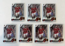 LOT (7) 2022-23 Topps Chrome UEFA Club Competitions BRUNO FERNANDES #8 Cards
